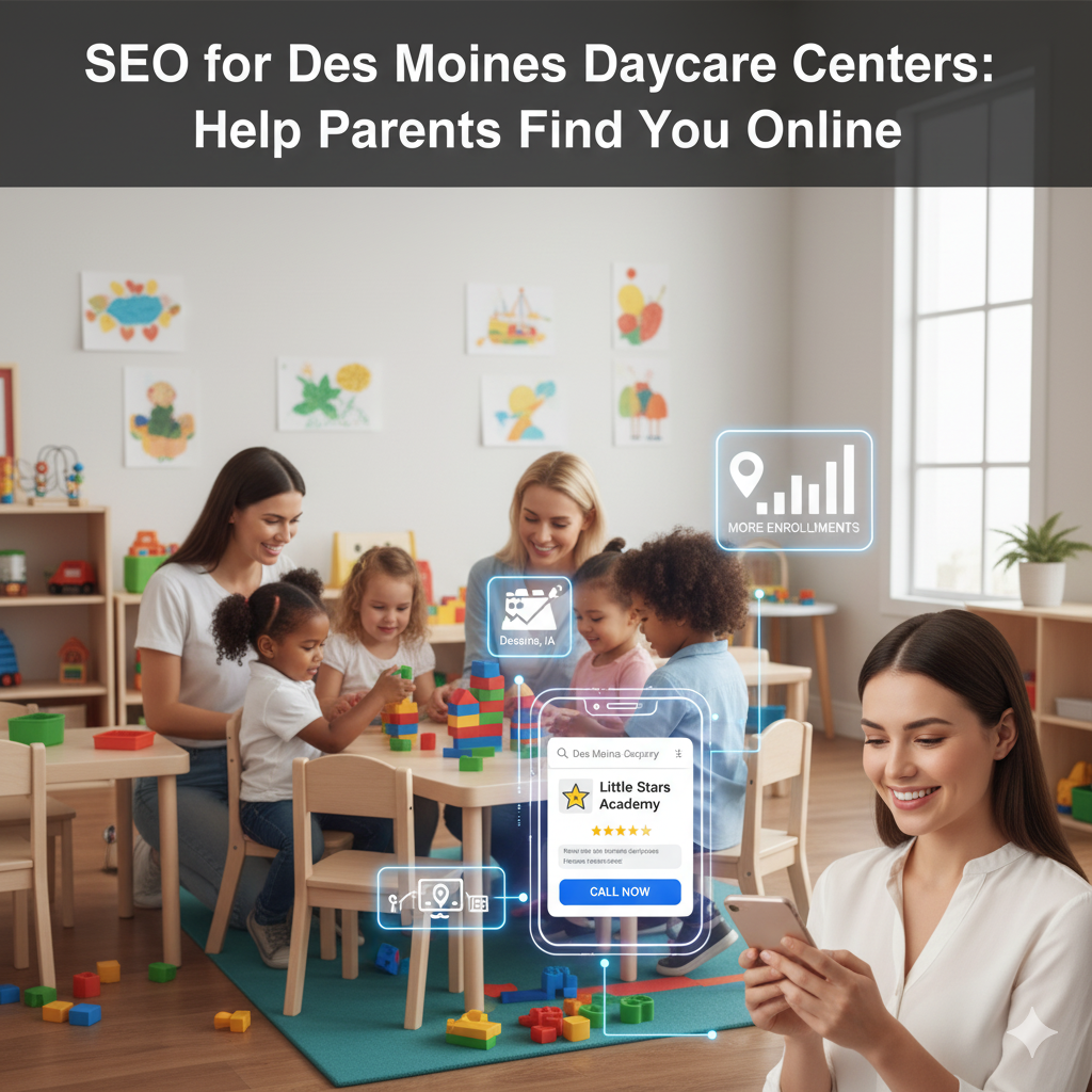 SEO for Des Moines Daycare Centers: Help Parents Find You Online