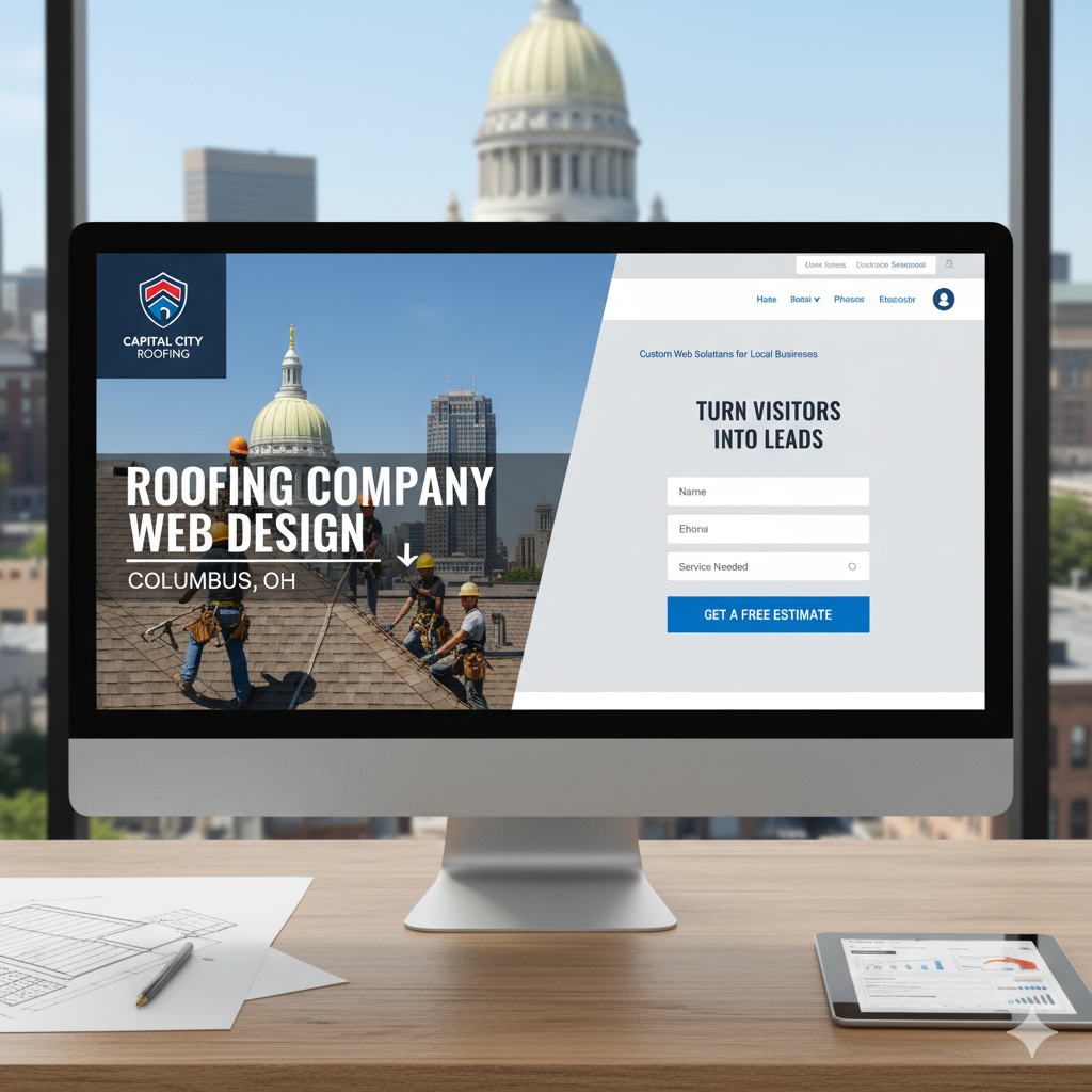 Roofing Company Web Design in Columbus: Turn Visitors into Leads