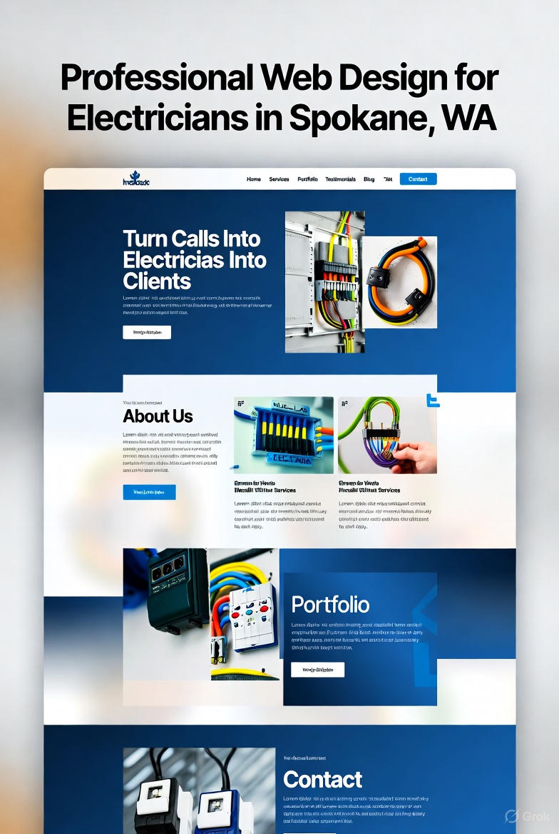Professional Web Design for Electricians in Spokane, WA – Turn Calls into Clients