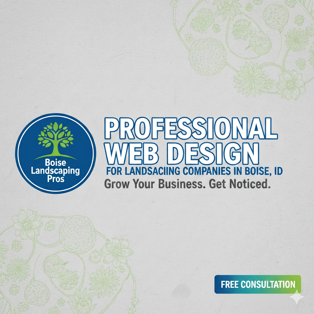 Professional Web Design for Landscaping Companies in Boise, ID