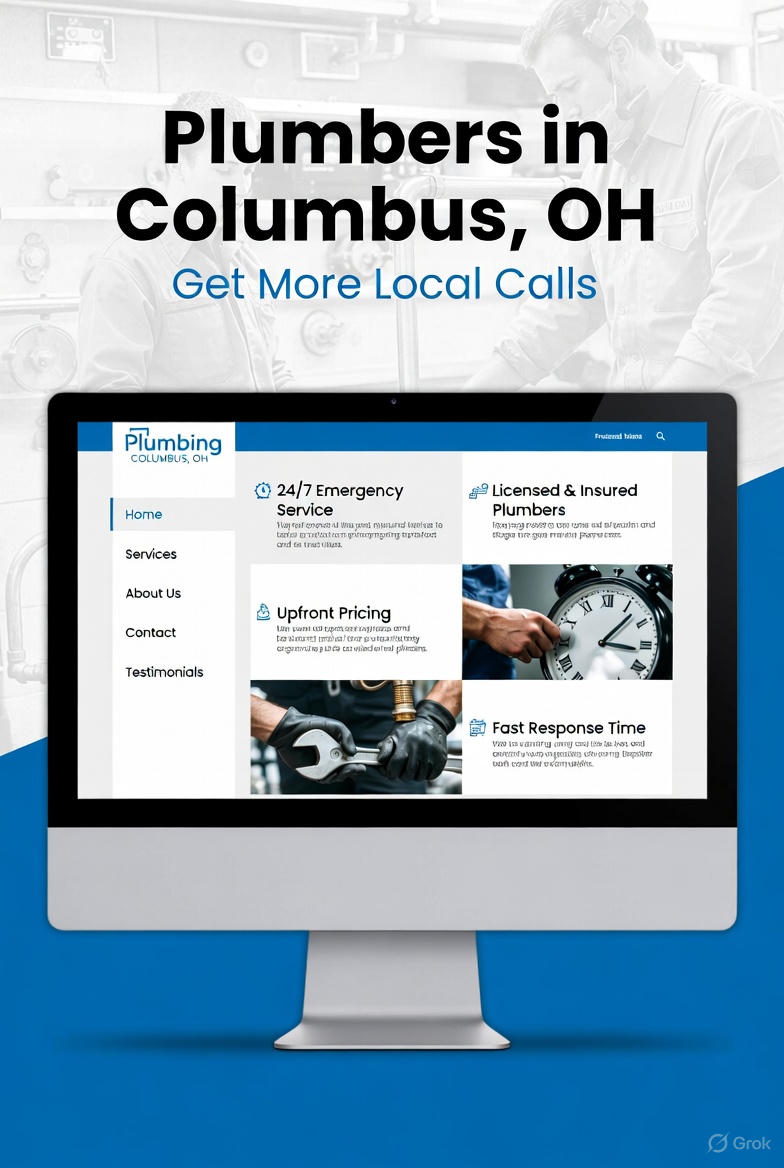 Web Design for Plumbers in Columbus, OH | Get More Local Calls