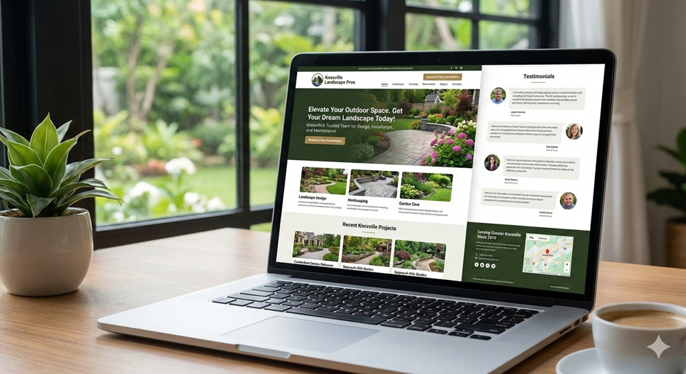 Web Design for Landscapers in Knoxville