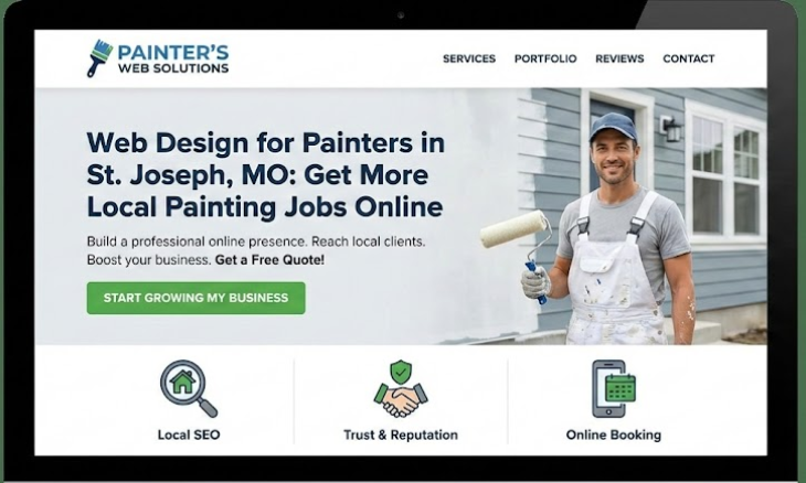 Web Design for Painters in St. Joseph