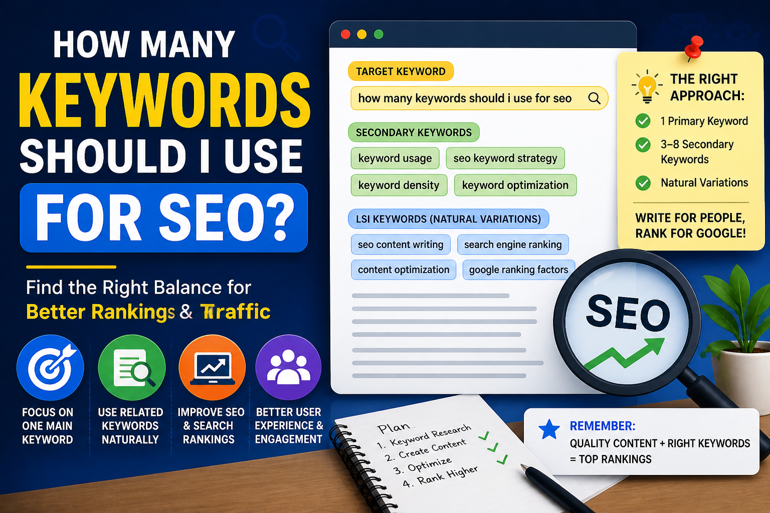 How Many Keywords Should I Use for SEO